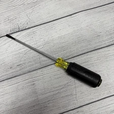 Klein Tools 605-6 No. 2 Slotted Straight Screwdriver 6" Round Shank NEW