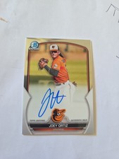 2022 Bowman Chrome Joey Ortiz RC Autographed