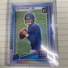 2025 Donruss Optic Jaxson Dart Rated Rookie Holo Silver Prizm #273 RC Giants