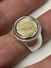Vintage 925 Sterling Silver Silpada R1630 Roman Coin Ring Sz6, 9.2g