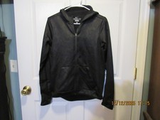 Womens Nike Therma-Fit Full Zip Hoodie Hooded Shirt Small S Black