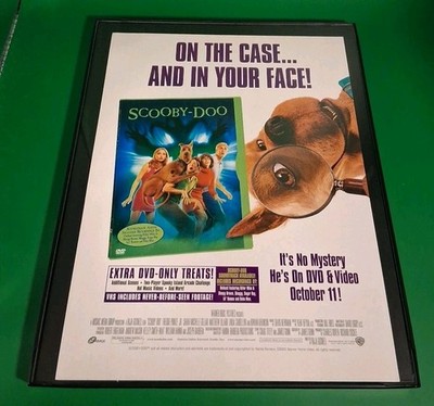 Scooby-Doo Live Action Movie Framed Print Ad 2002 8.5x11 Vintage 