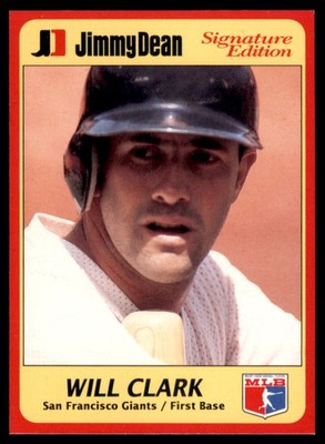 1991 Jimmy Dean Signature Edition #1 Will Clark