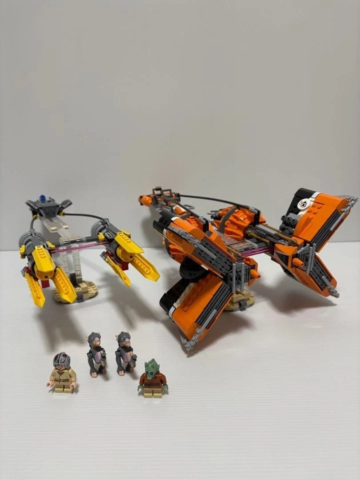 LEGO Star Wars Anakin's & Sebulba's Podracers 7962 In 2011 Used Retired W/Manual - Image 2 of 4