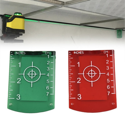 1pc 10cmx7cm Inch Cm Plastic Lase Target Card Plate For Green Red Lase Level New