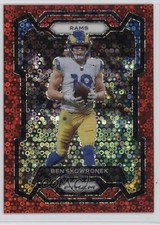 2023 Panini Prizm No Huddle Red Prizm 5/70 Ben Skowronek #163 0a4r