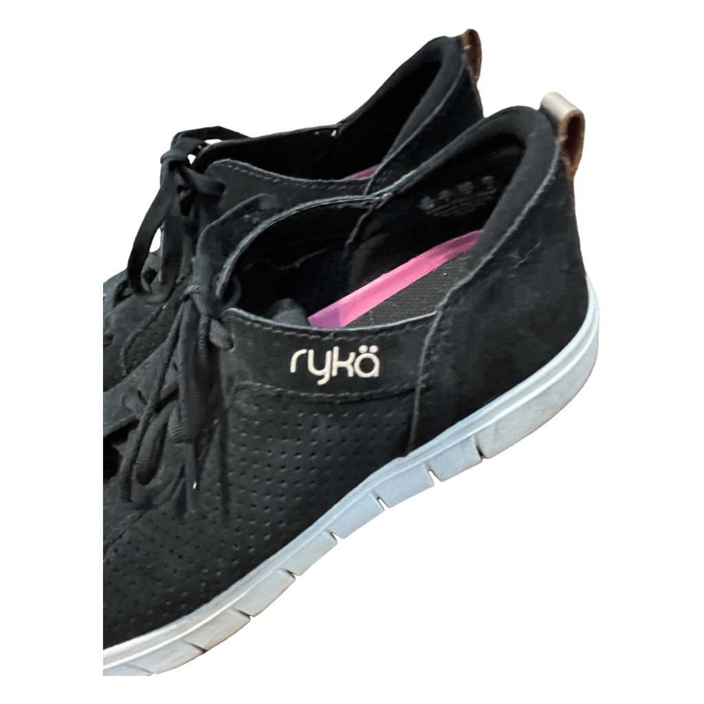 SAOLA Sneakers Ryka Haiku nere scamosciate ultra flex suola a strappo 10
