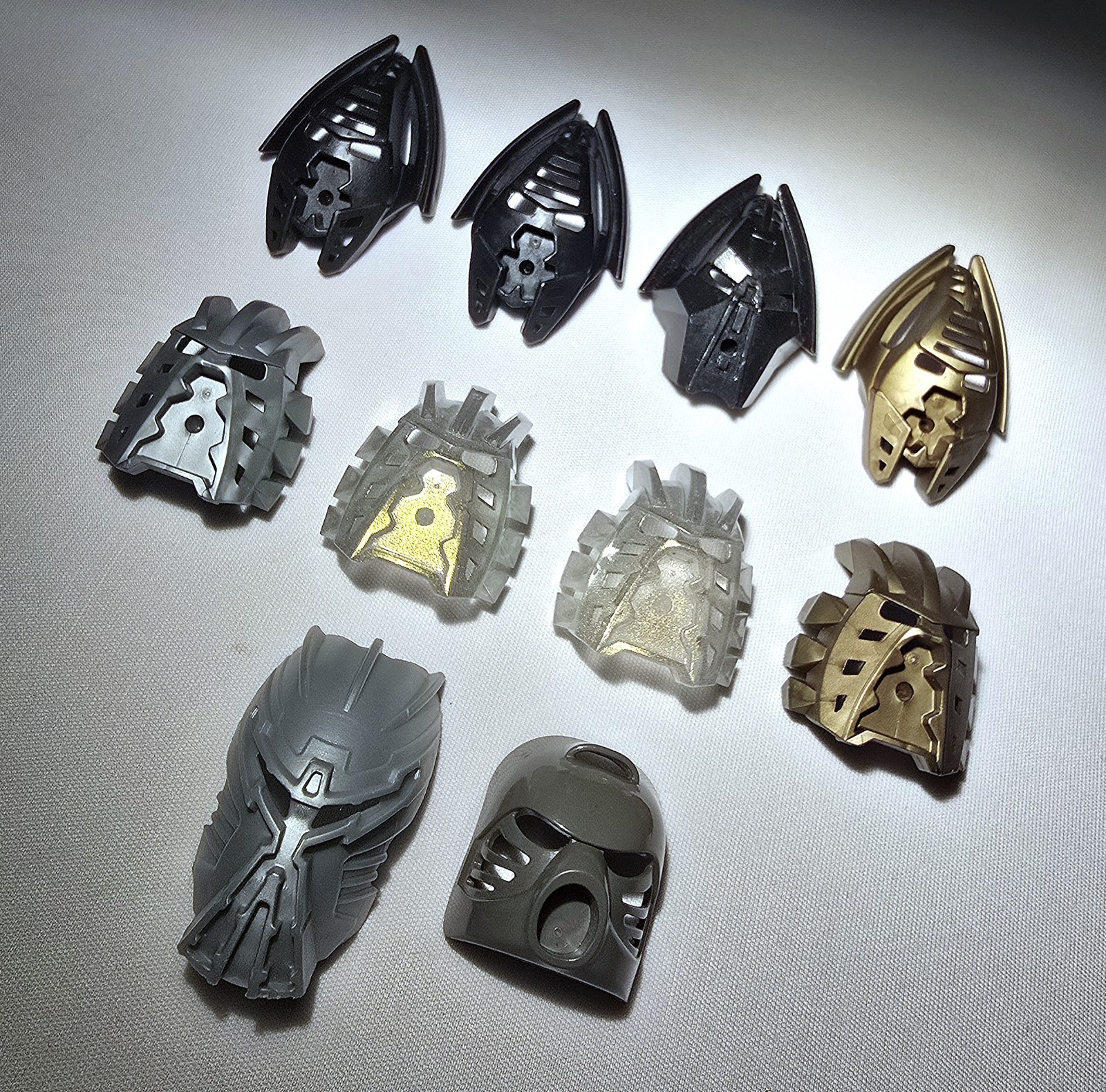 LEGO Bionicle Masks Makuta Toa Iginika Takutanuva Movie Kraahkan Kanohi Mata Nui