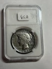 1921-P $1 PEACE SILVER DOLLAR VF HIGH RELIEF KEY DATE