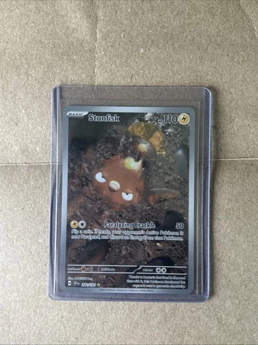 Stunfisk 202/191 Illustration Rare Surging Sparks Pokemon Near Mint