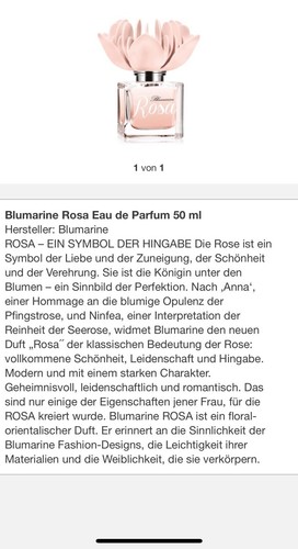 Bluemarine Rosa 50 ml Rarität - Bild 3 von 3