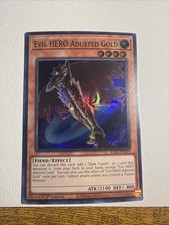 Evil HERO Adusted Gold (UR) RA04-EN029 Quarter Century Stampede 1st Edition