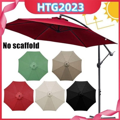 2.7/3M 6/8Arme Outdoor Sonnenschirmbezug Ersatz Bezug Ersatzbezug Sonnenschirm