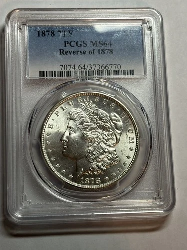 1878 7TF Rev. of ‘78 Morgan Silver Dollar PCGS MS64