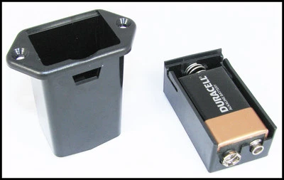 C. B. GITTY 2pc. 9-volt External Mount Battery Trays with Screws - GREAT PRICE!