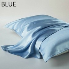 100% Pure Mulberry Silk Pillow Towel Cover Natural Organic Satin 22 Momme