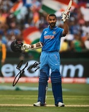 Shikhar Dhawan signed India cricket 10x8 Image A photo UACC AFTAL Dealer Shikhar Dhawan signed India cricket 10x8 Image A photo UACC AFTAL Dealer