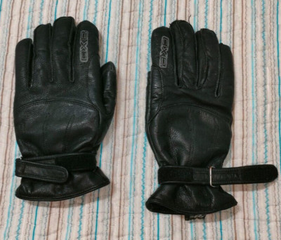 Motorradhandschuhe Herren Winter Fleece - AXO KILLER - schwarz Gr. 8/S - mit Riemen