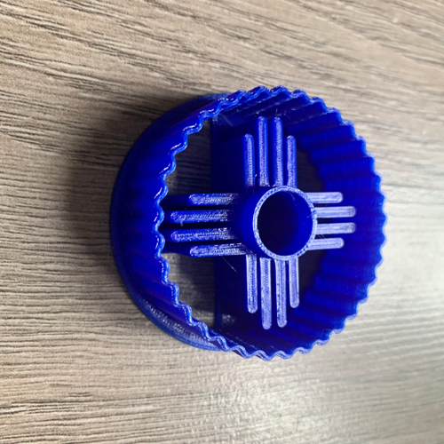 Scalloped Southwestern New Mexico Zia shaped cookie BISCOCHITOS cutter