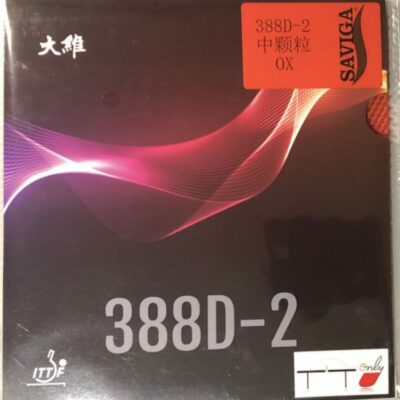 Dawei 388D-2 Long Pips Table Tennis Rubber Medium Pimple Size OX