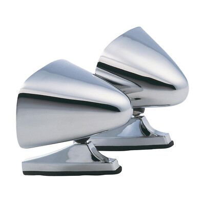 Universal Car Mirror LH and RH Dual Sport Chrome 5 7/8'' x 3 7/8'' 1600