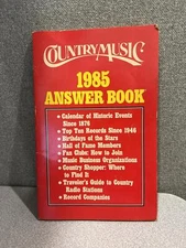 Vintage Country Music 1985 Answer Book