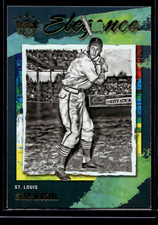 Stan Musial Elegance Diamond Kings Baseball 2022 Card #E1 St. Louis Cardinals