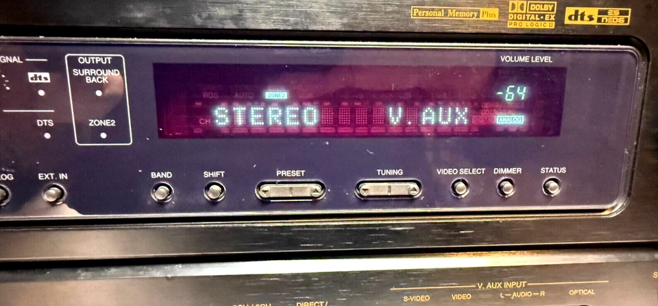 Denon AVR-1804 AV Receiver Dolby Digital Bundle remote And Manual. Please Read - Image 2 of 4