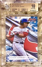 2016 POP 1 RAFAEL DEVERS BOWMAN'S BEST TOP PROS. #11 BGS 10 PRISTINE!