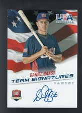 2015 Panini USA Baseball 18U Team Signatures Daniel Bakst 410/499