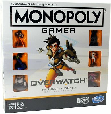 Hasbro Monopoly Gamer Overwatch Sammler Ausgabe Dt. Version Brettspiel BLIZZARD
