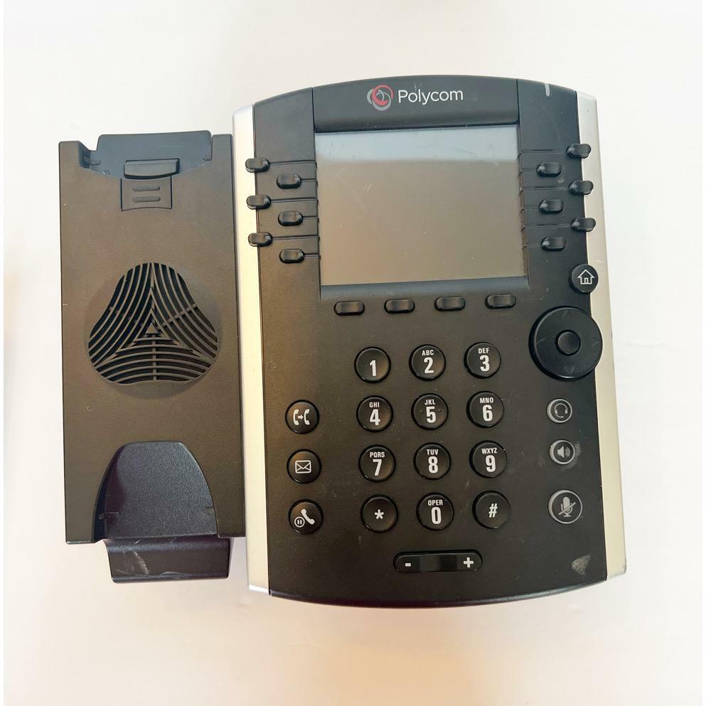 未使用　Polycom VVX410　ポリコム ビジネスフォン 電話 Polycom VVX 410 VOIP Telephone Business Desk IP POE Phone
