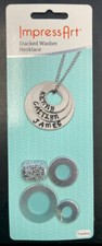 Impressart Stacked Washer Necklace Metal Stamping Jewelry Making