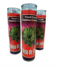Rosa de Jerico Veladora Para Proteccion, Rose of Jericho Candle for Protection