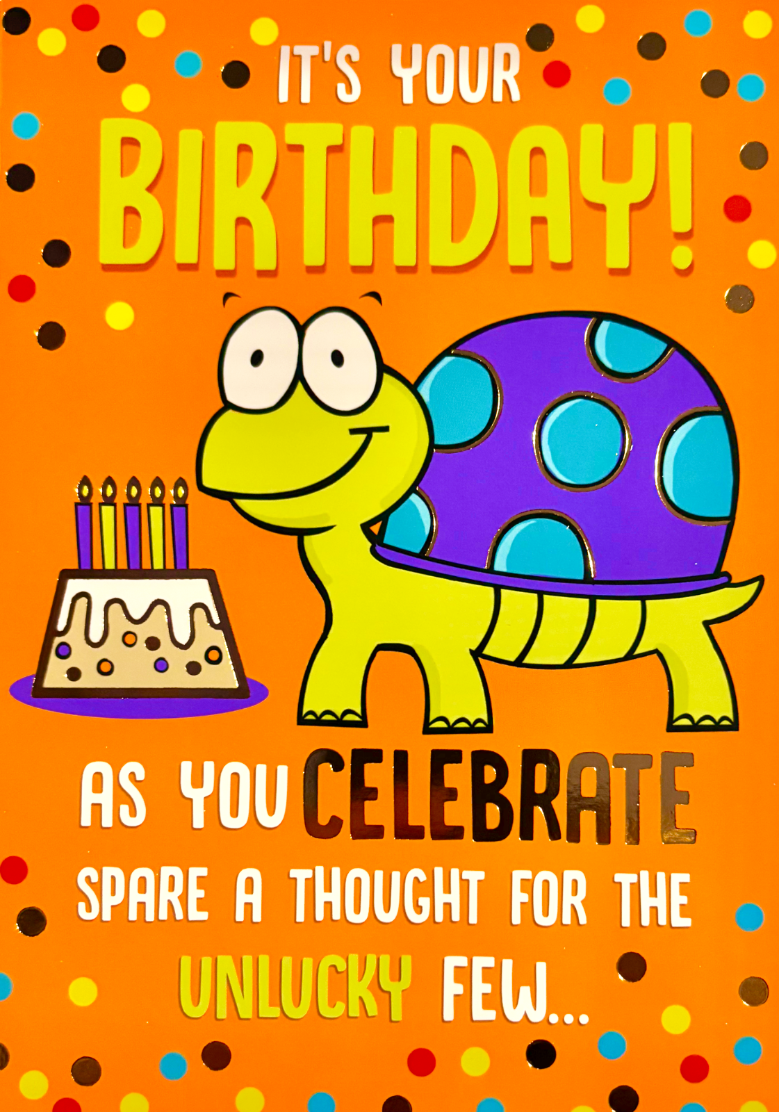 It's your Birthday! comedy humour open Birthday greetings card, brand new