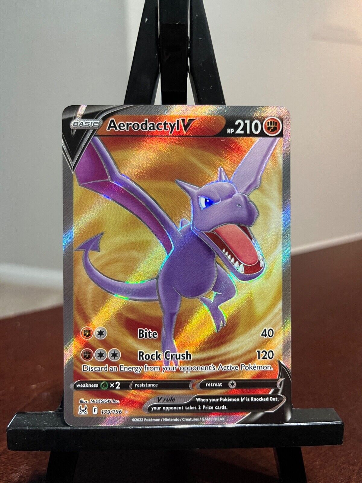 Mavin  Pokémon TCG: Aerodactyl V 179/196 Lost Origin Ultra Rare Full Art NM