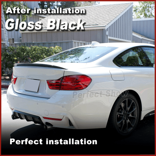 Alerón trasero negro brillante para BMW F32 420i Coupe 13-19 alerón labio del maletero - Imagen 4 de 12