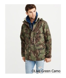 abercrombie and fitch camo jacket