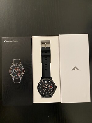 Smart Watch Fitness Tracker for Android/Samsung/iPhone Black Waterproof