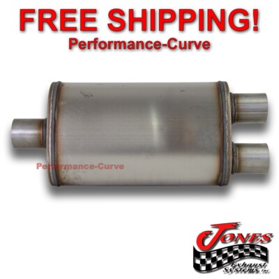 Performance Exhaust Muffler MAX FLOW SS 5x8 - Center 2.25'' / Dual 2.25'' MF2149