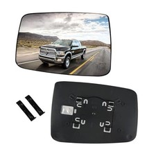 Driver Left Side Door Heated Mirror Glass with Rear Holder Power Driver Side