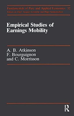 Empirical Studies Of Earnings by Anthony Barnes Atkinson 9783718652143 NEW