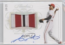 2020 Panini Flawless Rookie Horizontal 10/25 Aristides Aquino Patch Auto 0g4