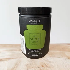 WelleCo The Super Elixir Daily Greens 10.5oz Powder Pineapple Lime -NEW & SEALED