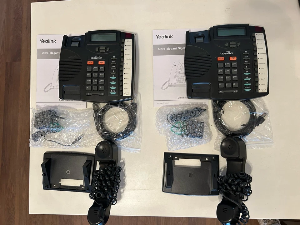 TalkSwitch Phone Sets Model 9133i Two-Count 2009 Excellent Condition - Image 2 of 4