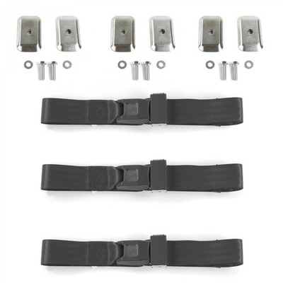 Chevy Truck 1988 - 1998 Standard 2pt CH Lap Bench Blt Kit w/BKTS 3 Belts