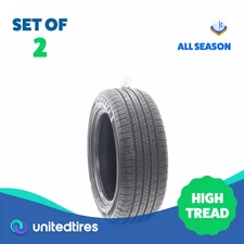 Set of (2) Used 205/55R16 Advanta ER-800 91V - 8.5/32
