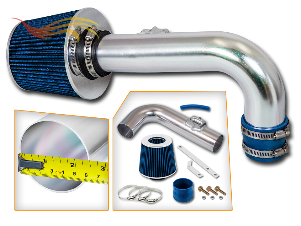BLUE Ram Air Intake Kit+Filter For 2011-2016 Chevy Cruze/Sonic 1.4L Turbo