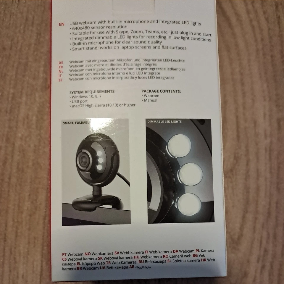 Webcam 1.3 Megapixel USB 2.0 mit LED Beleuchtung - PC Kamera  - NEU & OVP✅ - Bild 2 von 4