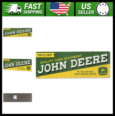 John Deere Vintage Metal Sign for Garage Shop or Man Cave